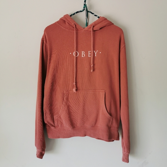 Obey Sweaters - Obey Novel Dusty Rose Hoodie